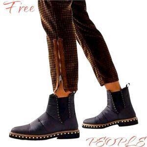 FREE PEOPLE ATLAS PUFFER CHELSEA WINTER ANKLE BOOTS NEW IN BOX SIZE 9